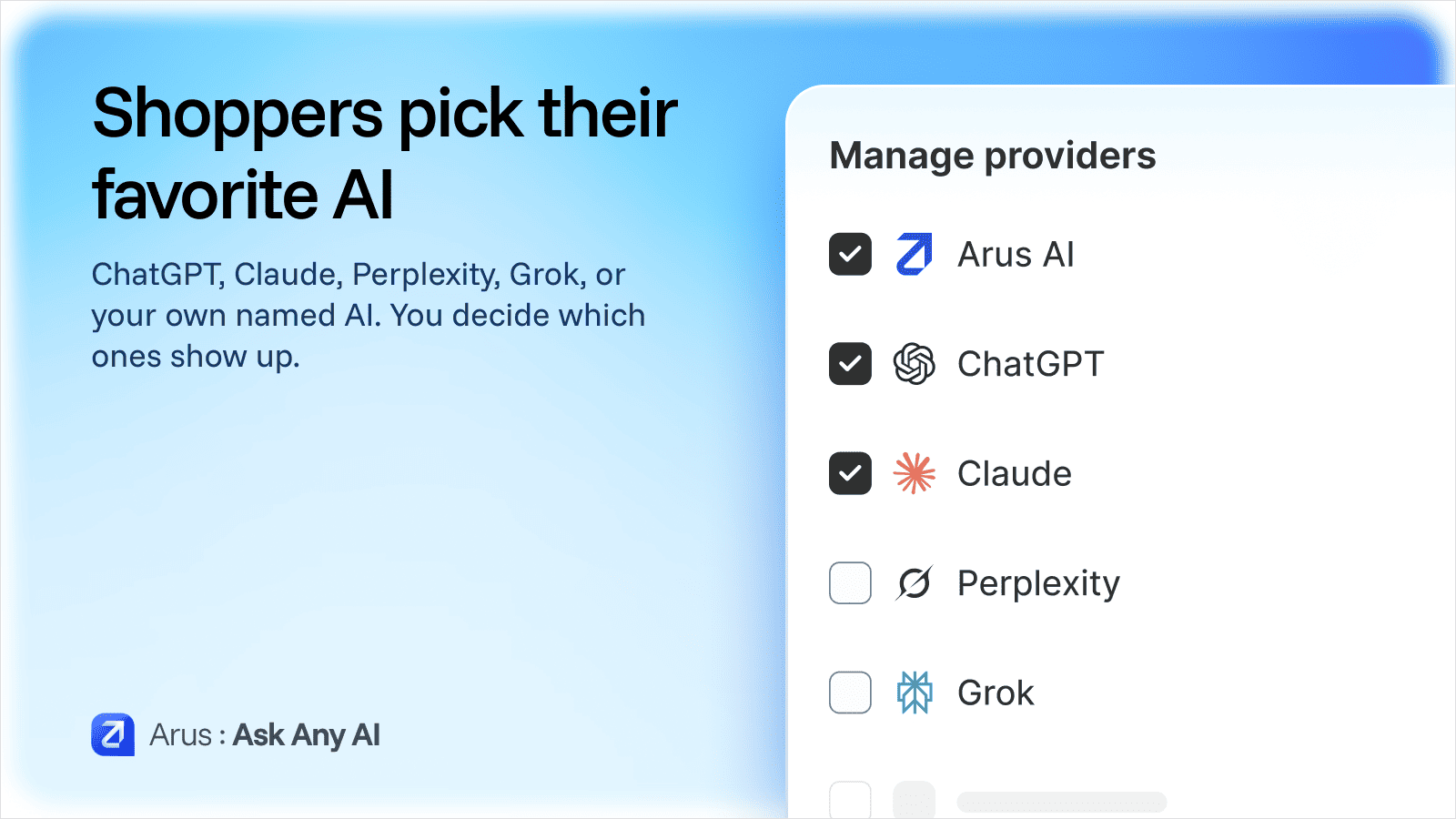 Shoppers pick their favorite AI